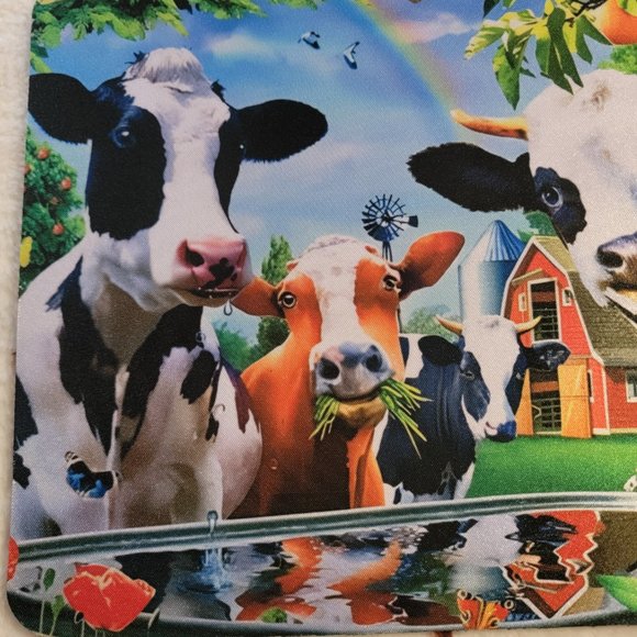Cows On The Farm Mouse Pad - Picture 6 of 6